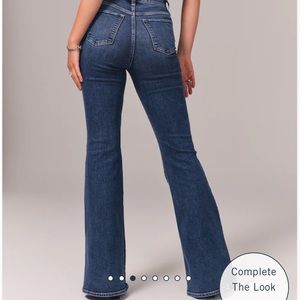 Size 27 curve love xtra short flare jeans